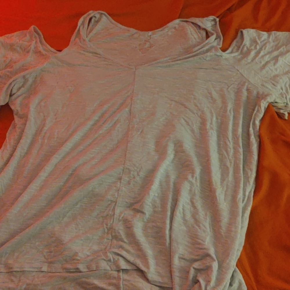 Light Blue Cold Shoulder